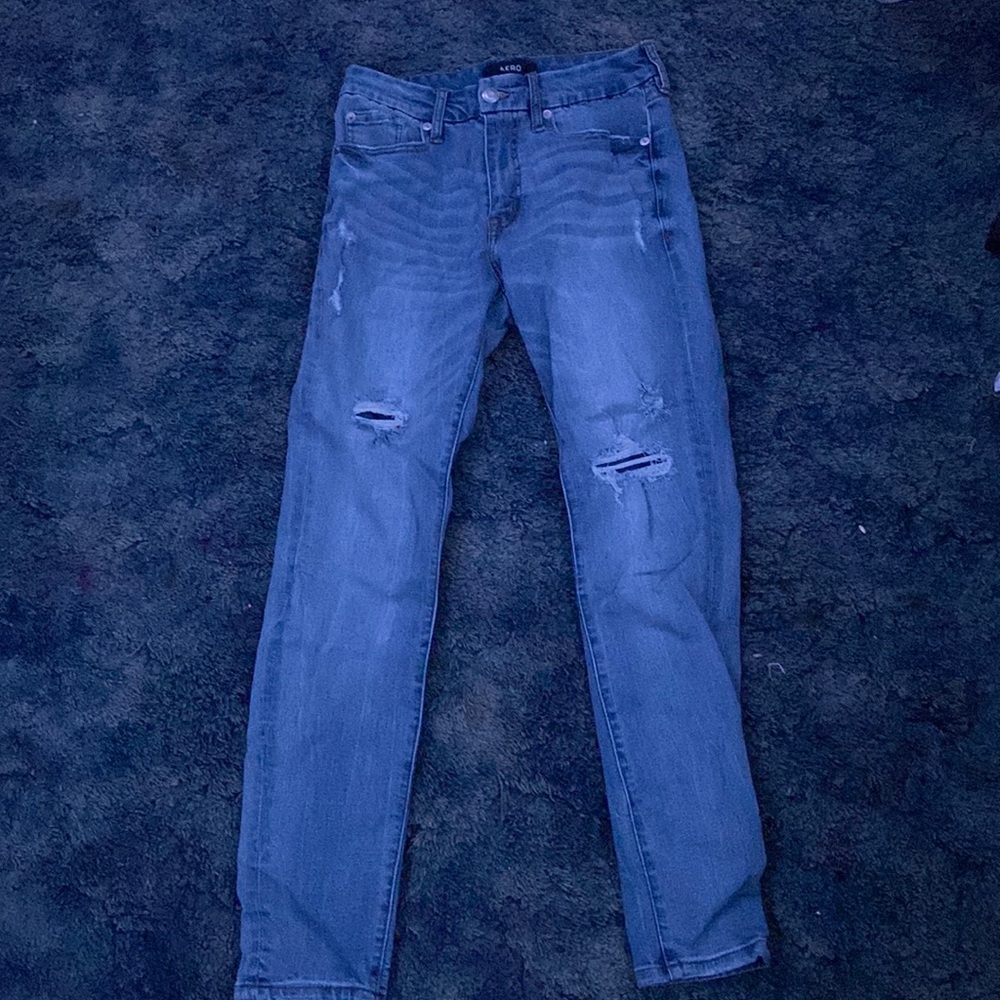 aero high rise curvy jeans